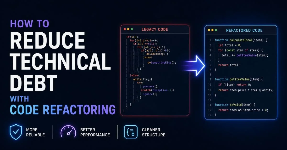 How to Reduce Technical Debt With Code Refactoring